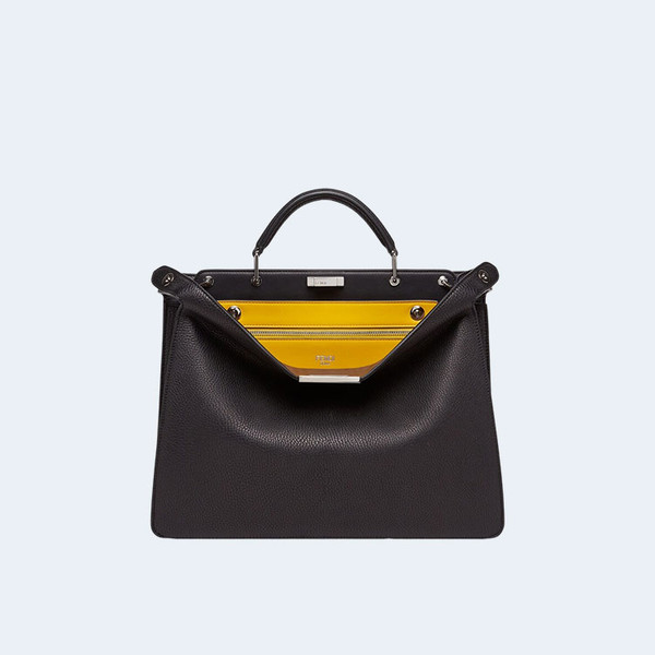 펜디 피카부 I SEE U 미디엄 백 블랙