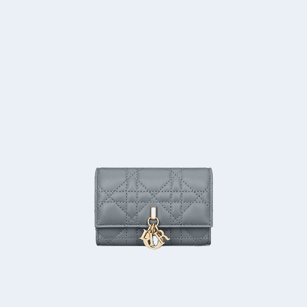 디올 My Dior Glycine 지갑 블루 까나쥬