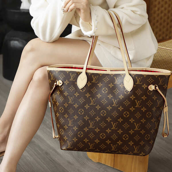 루이비통 모노그램 네버풀 세리즈 레드 MM M41177