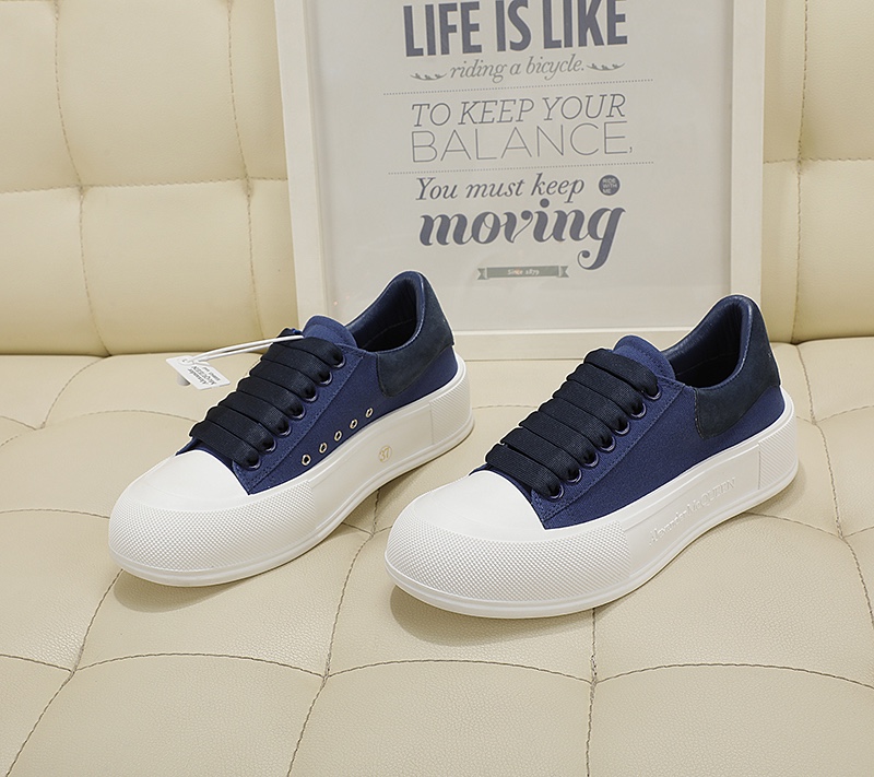 알렉산더 맥퀸 데크 플림솔 레이스업