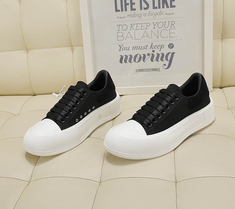 알렉산더 맥퀸 데크 플림솔 레이스업