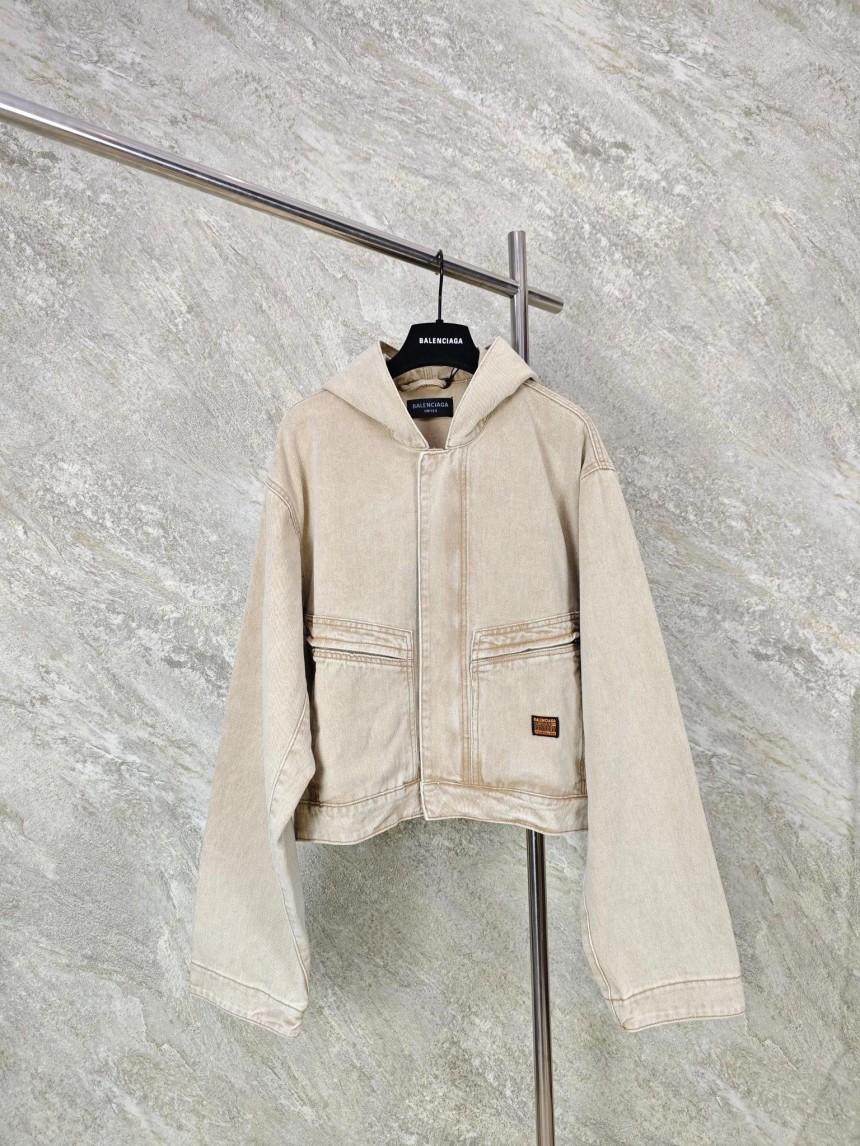 발렌시아가 데님 후드 자켓