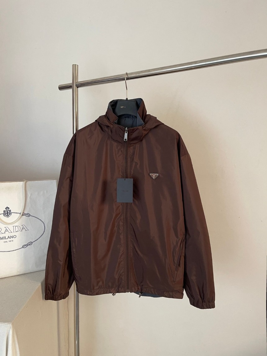 프라다 리버시블 리나일론 자켓