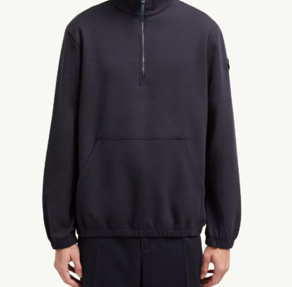 M 하프 집업 스웨트