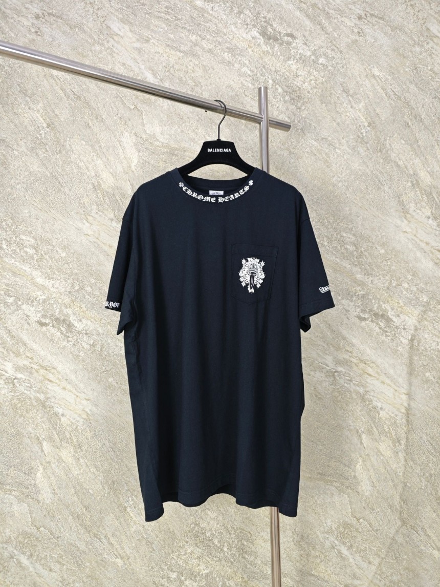 크롬하츠 대거 프린팅 티셔츠