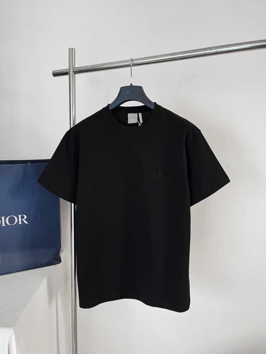 디올 캐주얼핏 자수 티셔츠
