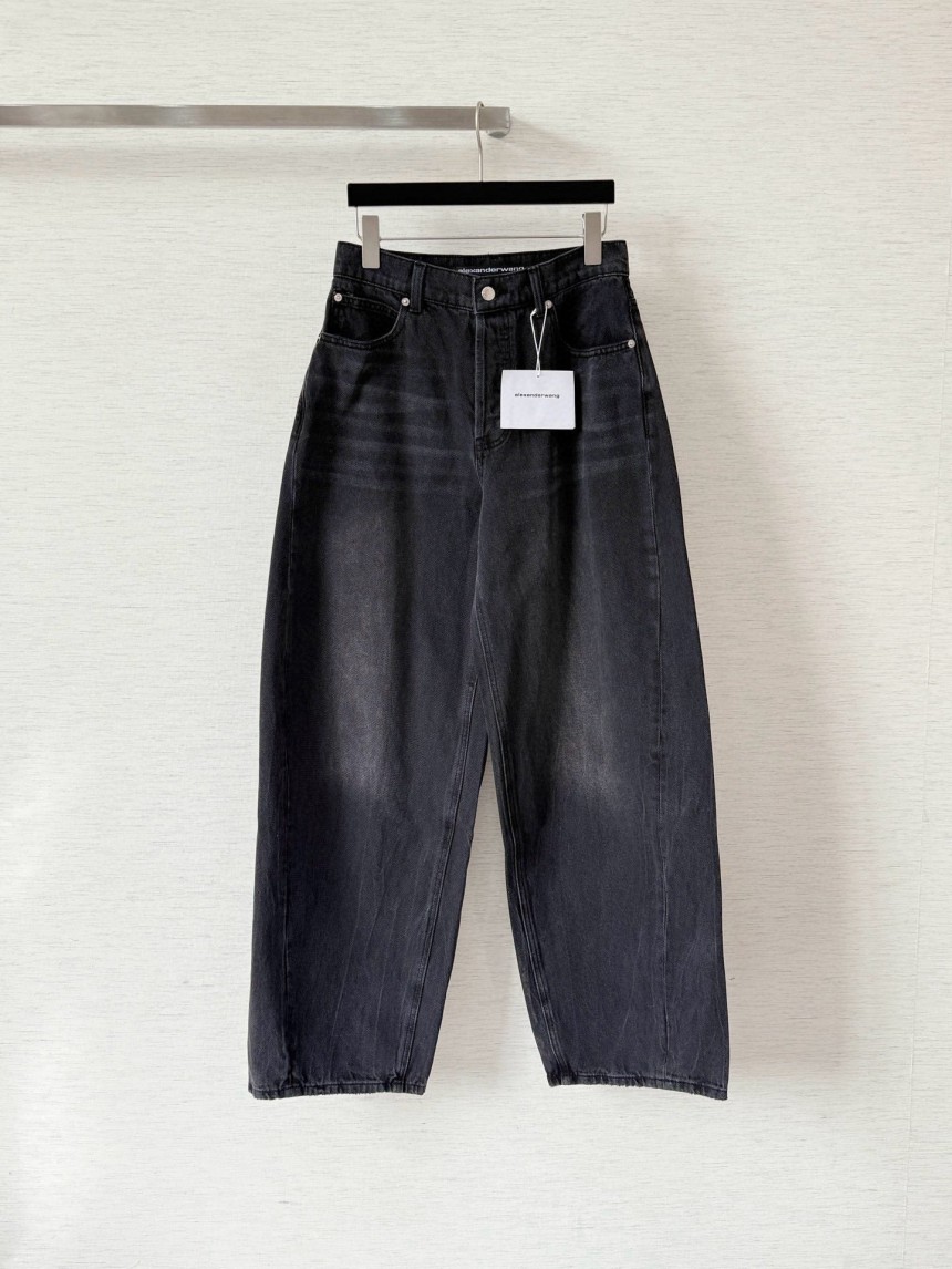 알렉산더왕 25fw 데님 와이드 팬츠