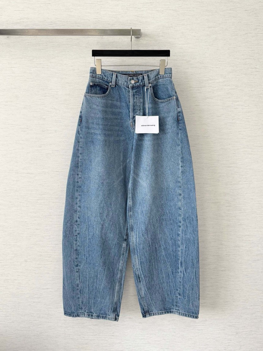 알렉산더왕 25fw 데님 와이드 팬츠