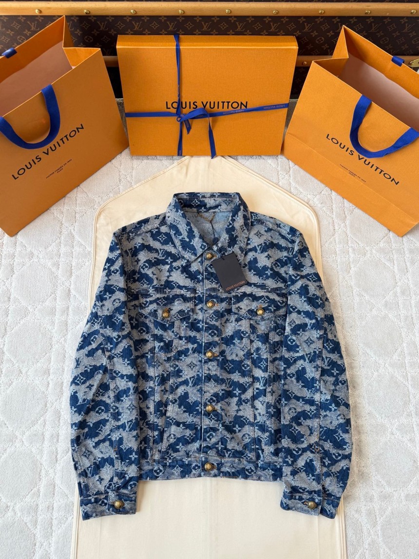 루이비통 모노그램 데님 트러커 자켓