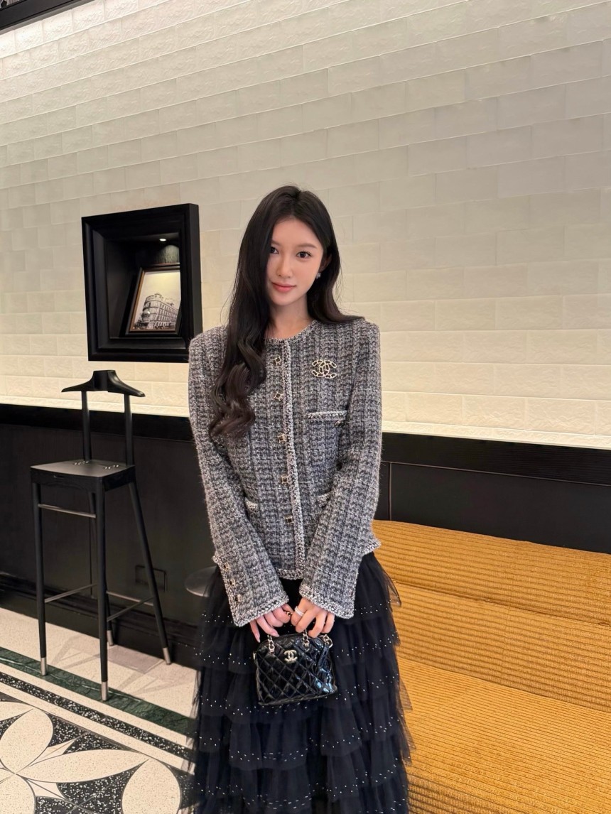 샤넬 트위드 자켓