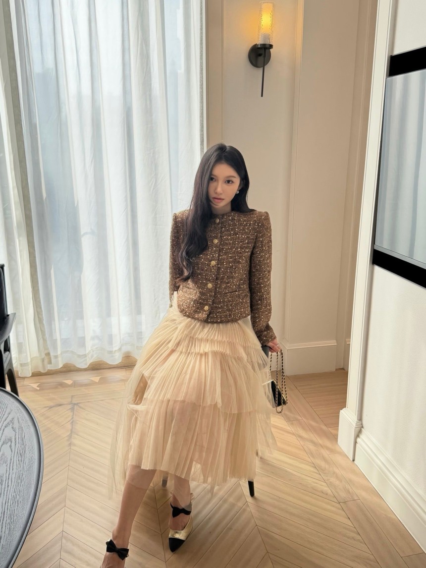 샤넬 트위드 자켓