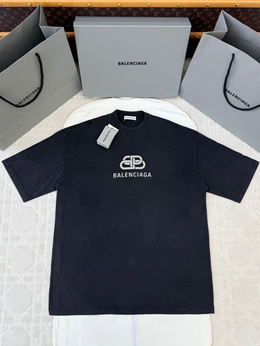 발렌시아가BB 로고 반팔티