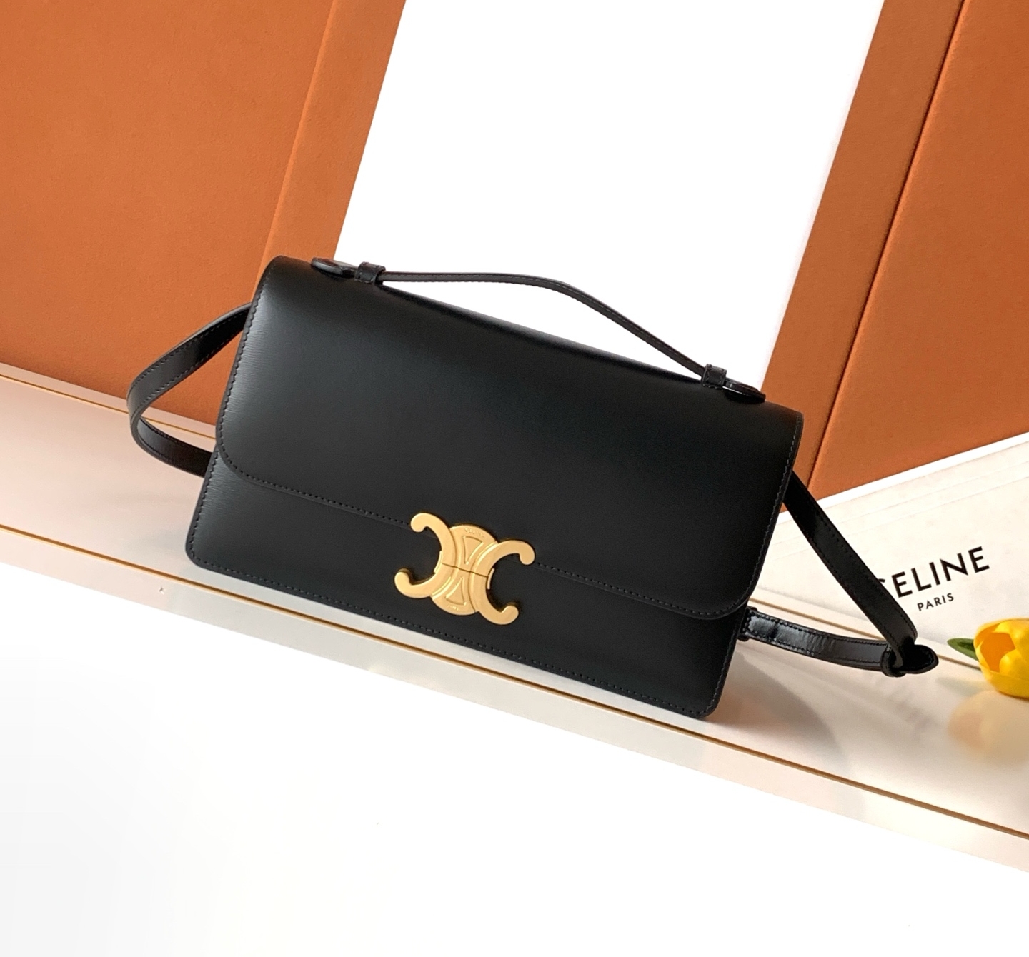 셀린느 26SS 샤이니 트리옹프 폴리오 L102U3