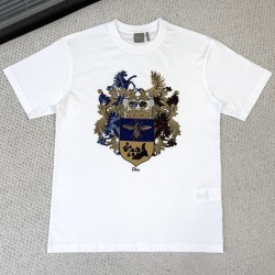 디올 블라종 프린트 티셔츠