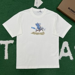 버버리 비치 나이트 코튼 티셔츠