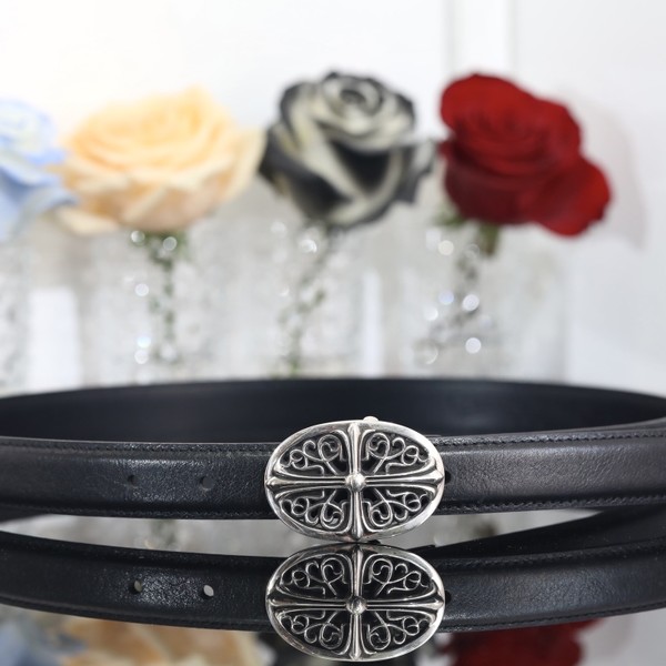 크롬하츠 925 소가죽 벨트 B015 하이엔드 버젼(주문제작)