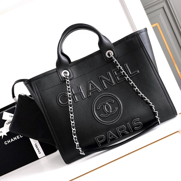 샤넬 쇼핑백 라지 블랙