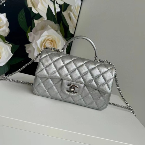 샤넬 코코핸들 미니 플랩백 캐비어