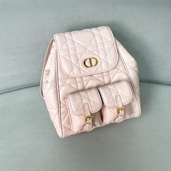 디올 카로 백팩 미디엄 핑크