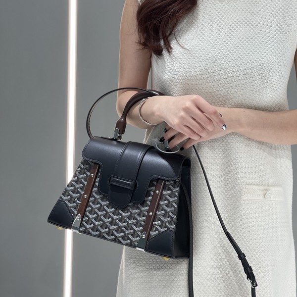 고야드 스트럭쳐 사이공 미니백 블랙