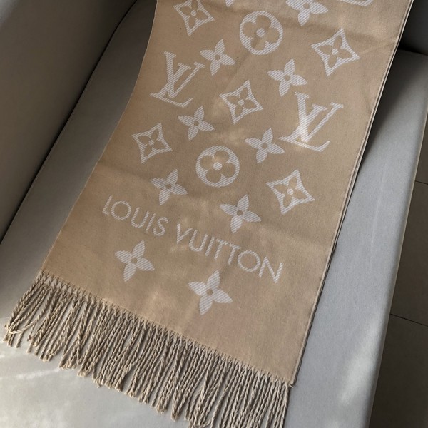 루이비통 캐시미어  100% 로고 머플러