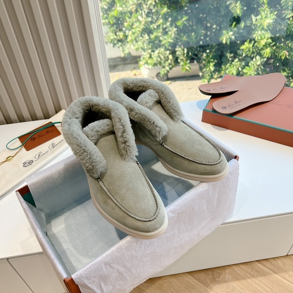 로로피아나 시어링 퍼 스니커즈