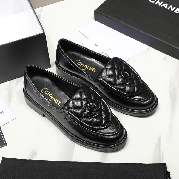 샤넬 턴락 로퍼 블랙 퀼팅