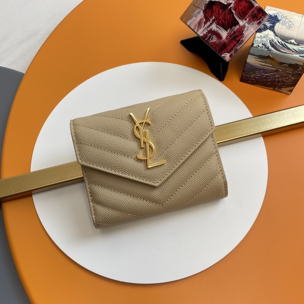 생로랑 모노그램 컴팩트 3단 반지갑