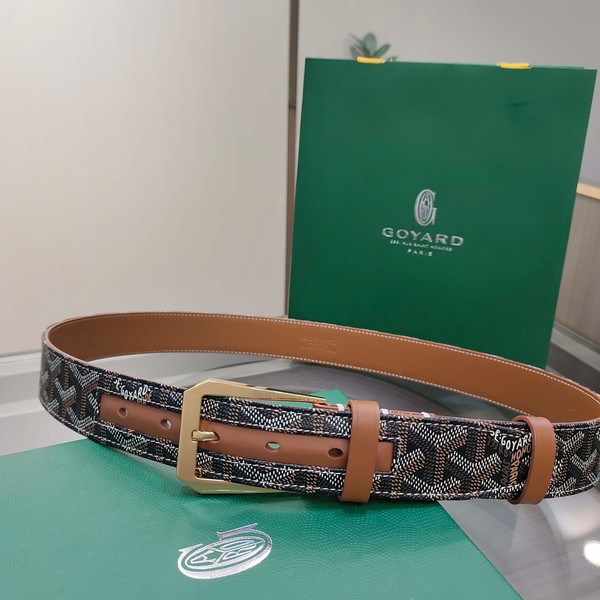 고야드 벨트 탄 금장