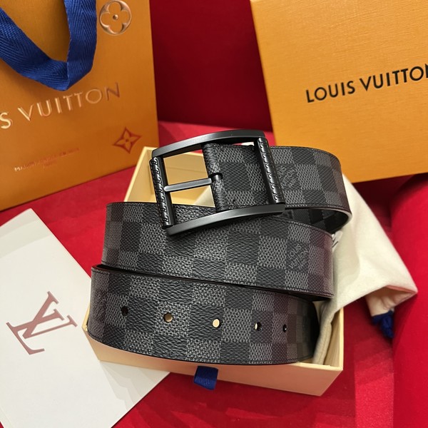 루이비통 다미에  블랙 버클