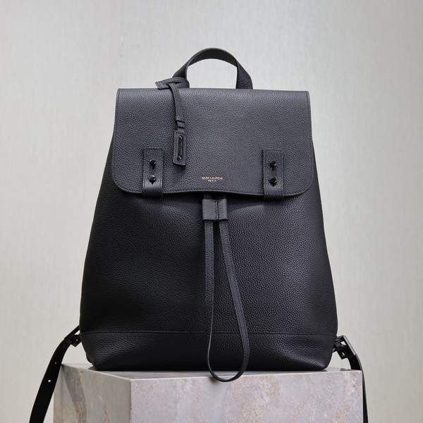 생로랑 그레인 가죽 삭 드 쥬르 백팩 480585