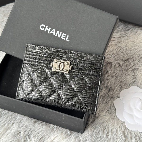 샤넬 보이 캐비어 카드슬롯 지갑