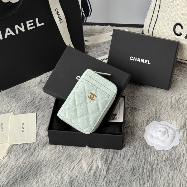 샤넬 클래식 지퍼 카드 지갑 캐비어 AP1650