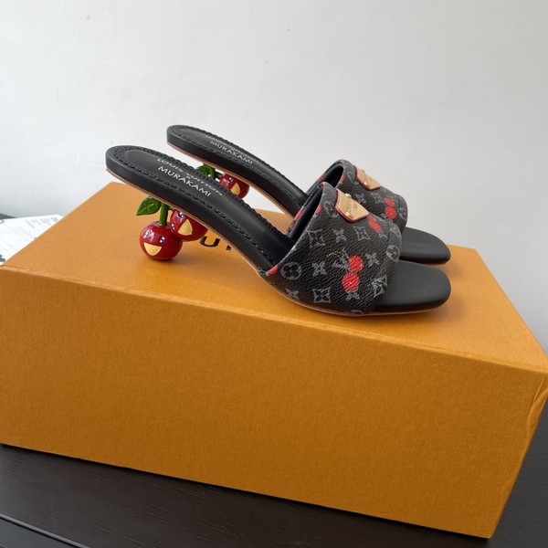 루이비통 x 무라카미 릴리 플랫 뮬