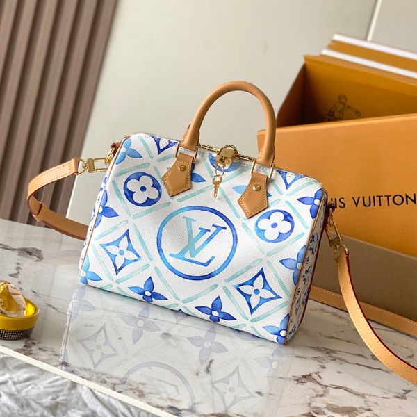 루이비통 스피디 25 반둘리에 라군 블루 M11264