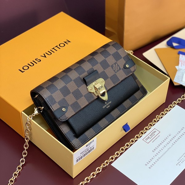 루이비통 바뱅 체인 월릿 WOC 다미에 에벤 N60221