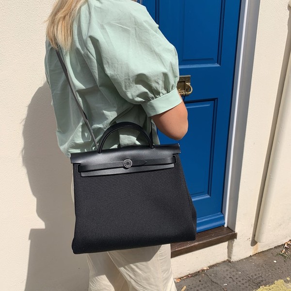 에르메스 에르백 31cm 은장