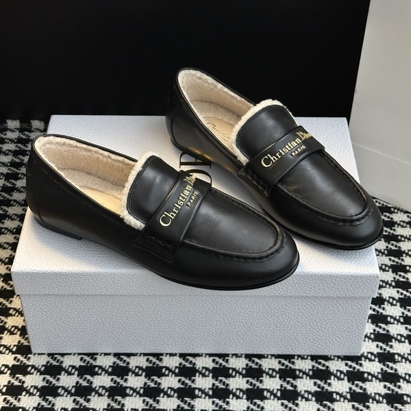 디올 알프스 보이 레더 로퍼