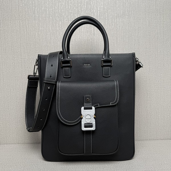 디올 오블리크 자카드 새들 토트 백