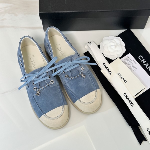 샤넬 26C 크루즈 스웨이드 로퍼 체인