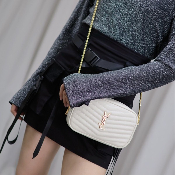 생로랑 루 미니 퀄팅 크로스백