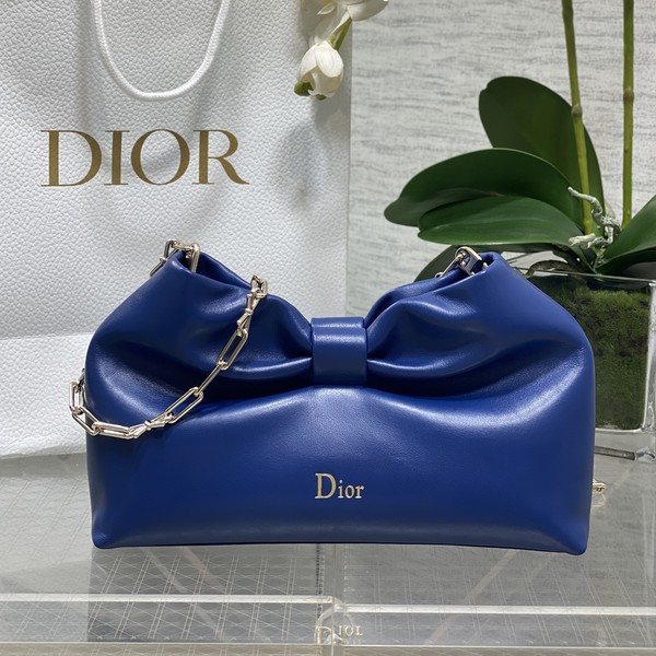 디올 26ss 보우 램스킨 리본 숄더 M0715