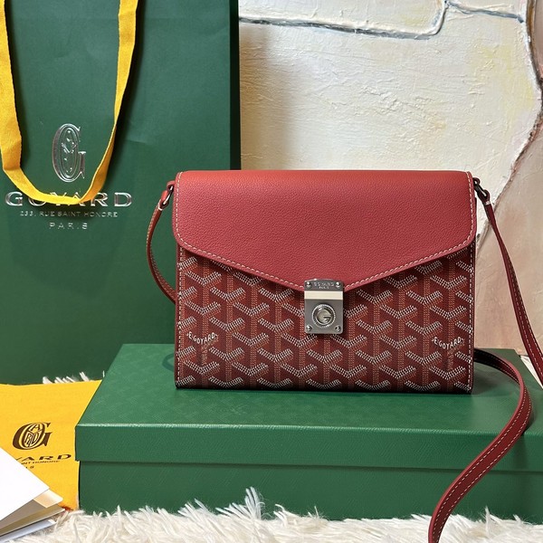 고야드 시프르 파우치 숄더백 레드