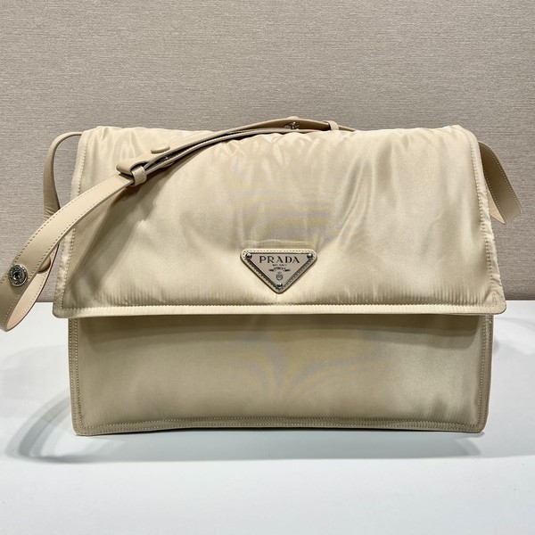 프라다 리나일론 라지 패딩 삼각로고 숄더 1BD256