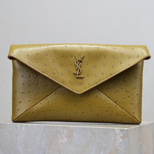 생로랑 카산드라 라지 클러치 769307 (타조가죽)