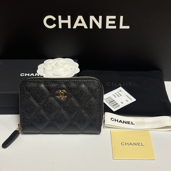 샤넬 클래식 지퍼 카드지갑 AP3686