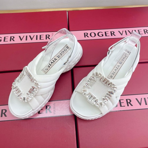 로저비비에 비브런 크리스탈버클 샌들 (굽 : 약 7.5cm)