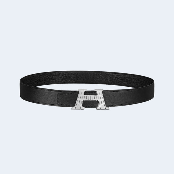 에르메스 H 토고 벨트 블랙 은장 32mm