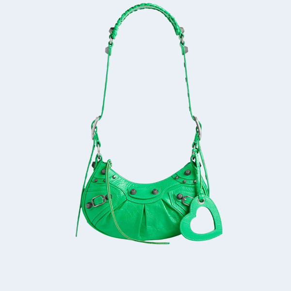 발렌시아가 네오 르카골 xs 숄더백 그린