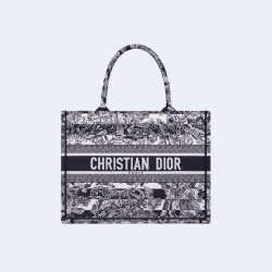 디올 Toile de jouy 북 토트 미디움 백